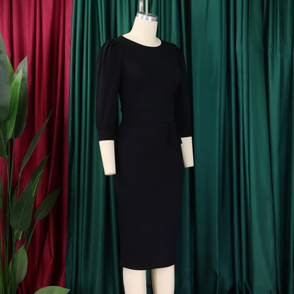 The PowerPoise Peplum Dress