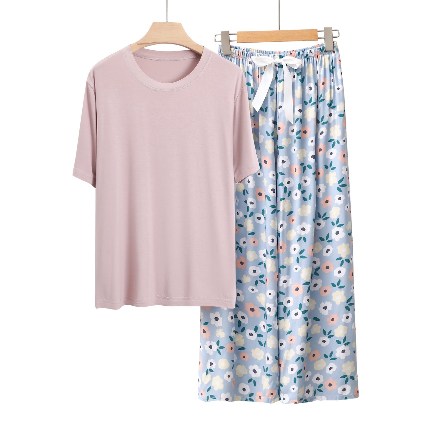 Homewear Pajamas Suit Women's Modal Cotton Silk