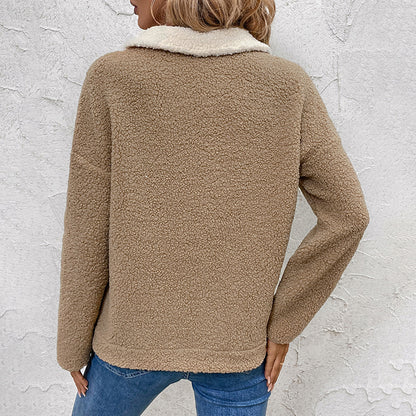 VeluBlend Stand Collar Sweater