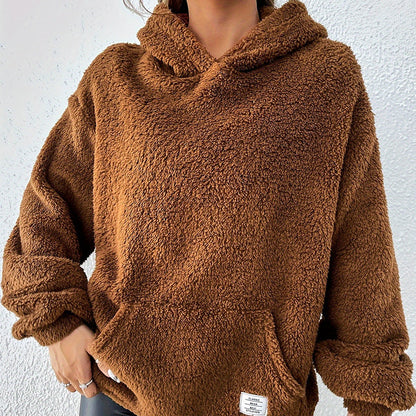 PlushHaven Hooded Coat