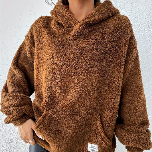PlushHaven Hooded Coat