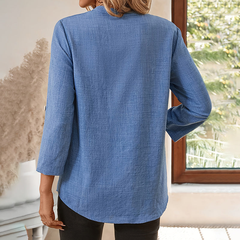 SunDrift Notch Blouse