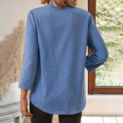 SunDrift Notch Blouse