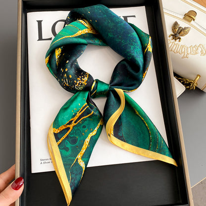Silk Square Scar Decorative Collar Neck Guard