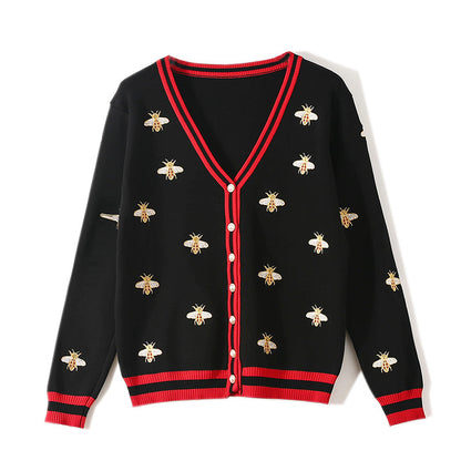 Spring New Ice Silk Knitted Cardigan