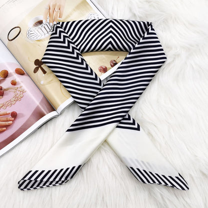 The New Scarf Professional Small Scarf Headband Silk
