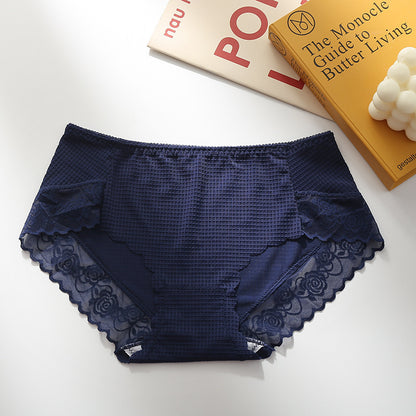 Ice silk seamless daisy briefs