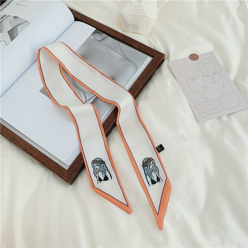 Slender Silk Ccarf Female Headscarf Headband