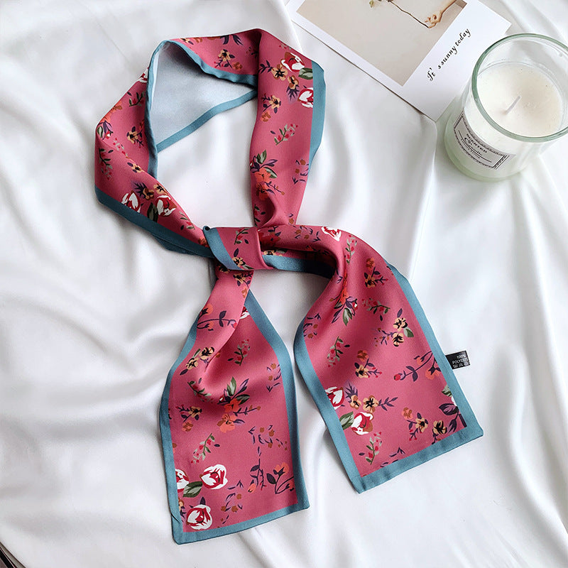 Korean creative small silk scarf