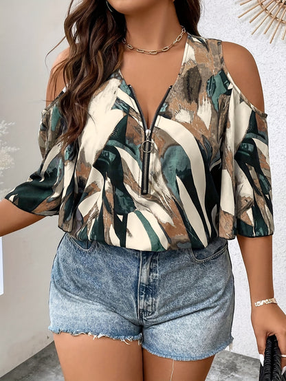 Zarella ZipGlam Blouse