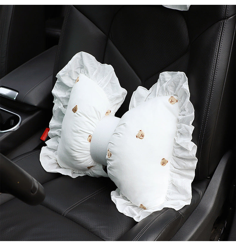 Love Bear Ice Silk Car With Single Piece Cushion