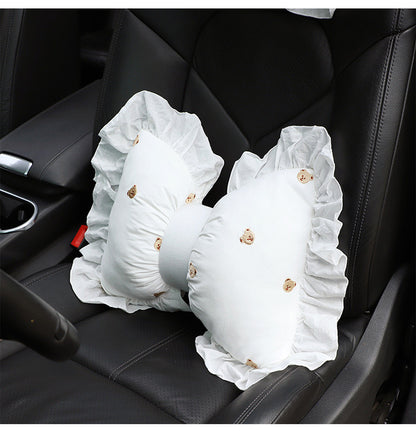 Love Bear Ice Silk Car With Single Piece Cushion