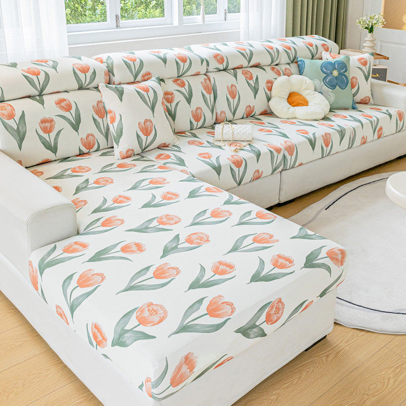 Home Fashion Printing Ice Silk Sofa Cover
