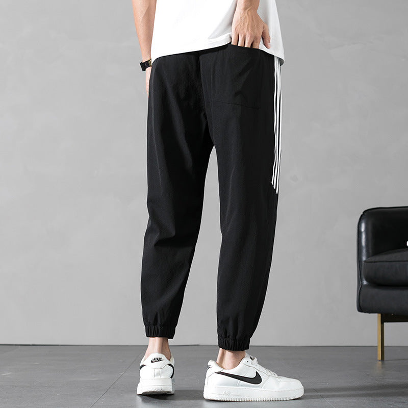 Men's ice silk sweatpants