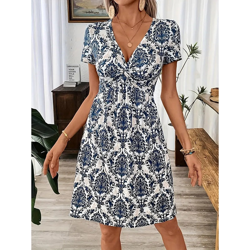 : WildCharm Twist Mini Dress