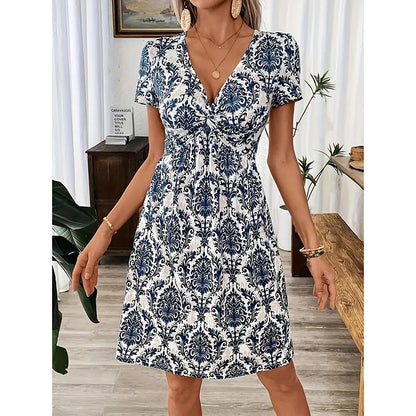 : WildCharm Twist Mini Dress