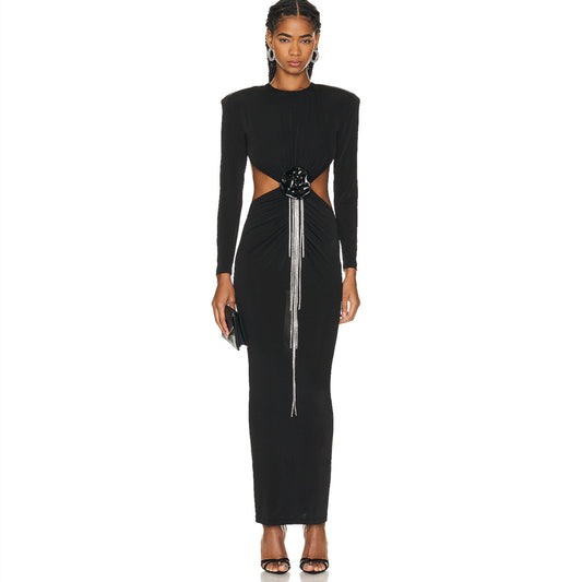 Midnight Bloom Elegance Dress