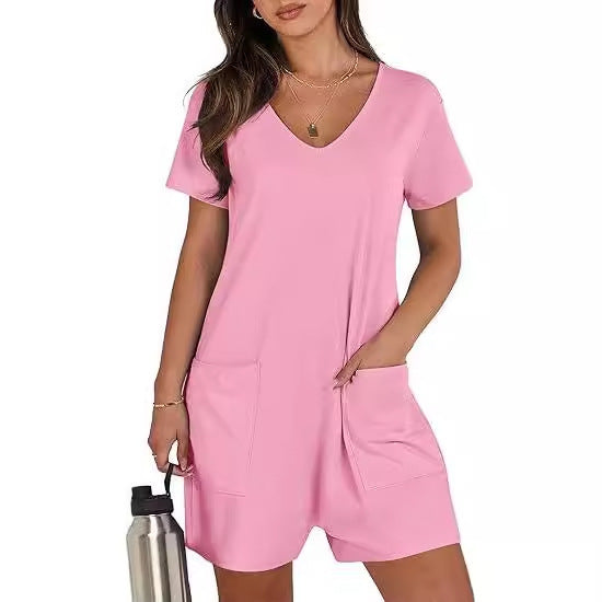 Sunveil Belted Romper