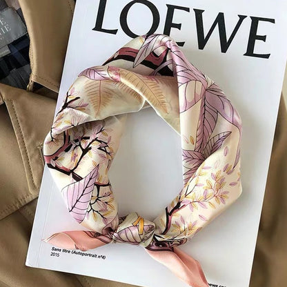 Fashion All-Match Thin Silk Scarf Headband