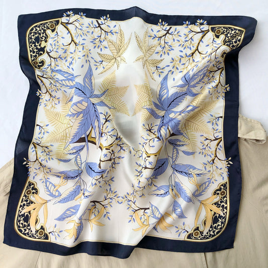 Fashion All-Match Thin Silk Scarf Headband