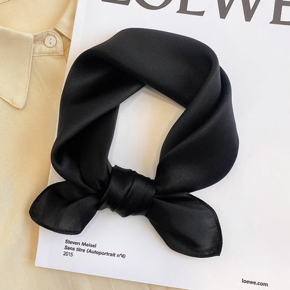 Silk Mulberry Silk Scarf To Protect Cervical Spine Thin Small Square