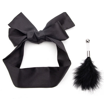 Feather Alternative Silk Eye Mask Matching Set