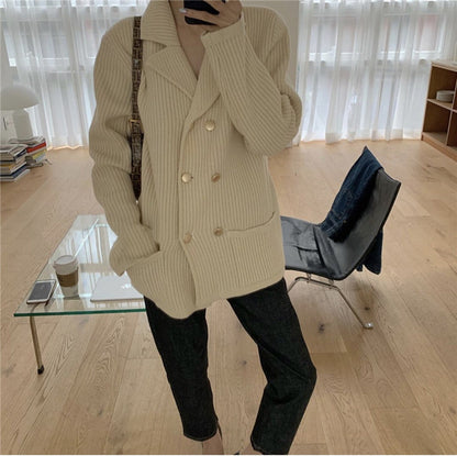 Retro sweater coat