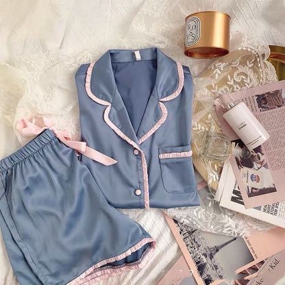 New Style Pajamas, Leisure Silk Suit, Home Service