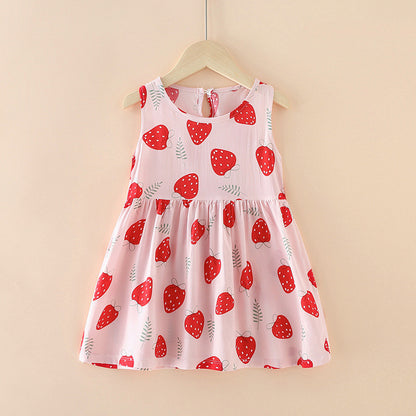 Women's Cotton Silk Beach Princess Dress