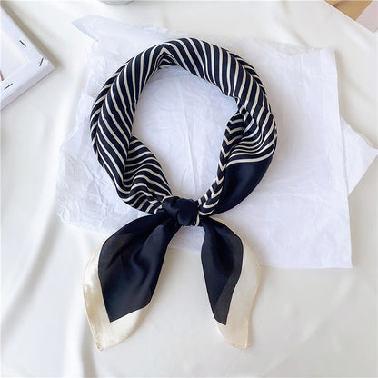 Versatile Small Square  Multifunctional  Silk Scarf