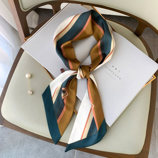 Small Long Ribbon Small Silk Scarf Korean Belt