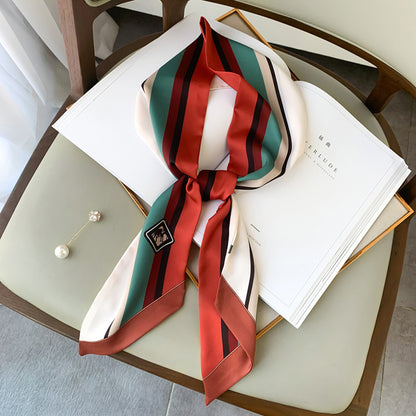 Small Long Ribbon Small Silk Scarf Korean Belt