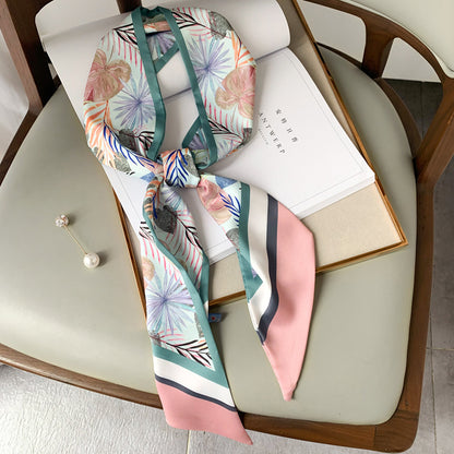Small Long Ribbon Small Silk Scarf Korean Belt