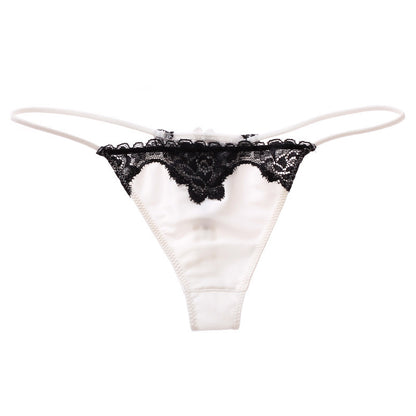 T-shaped Female Sense Ice Silk Seamless Panties
