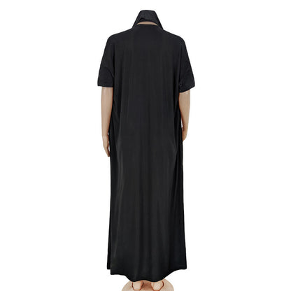 Embroidered Embroidered Dress Ice Silk Robe