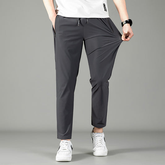 Men's Casual Pants Ice Silk Pants Loose Sports Pants Men's Clothing