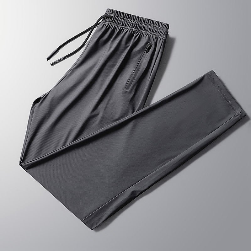 Men's Casual Pants Ice Silk Pants Loose Sports Pants Men's Clothing