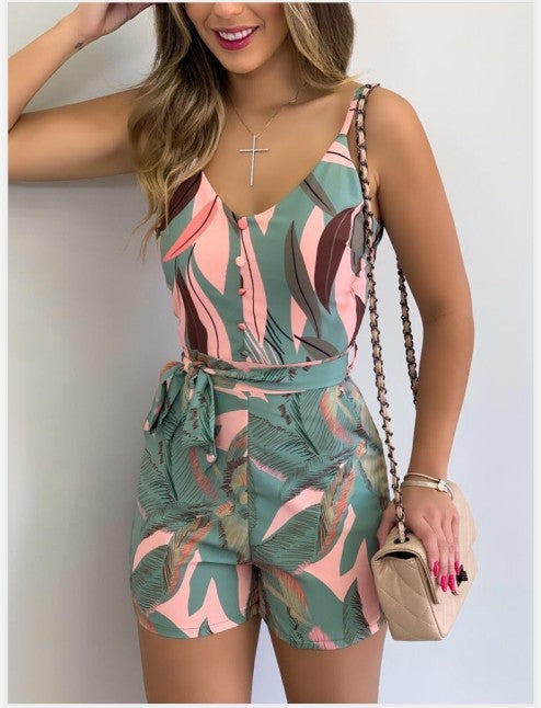 Viretta StripeTie Jumpsuit
