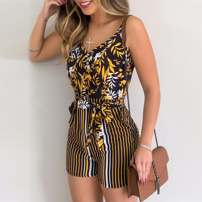 Viretta StripeTie Jumpsuit