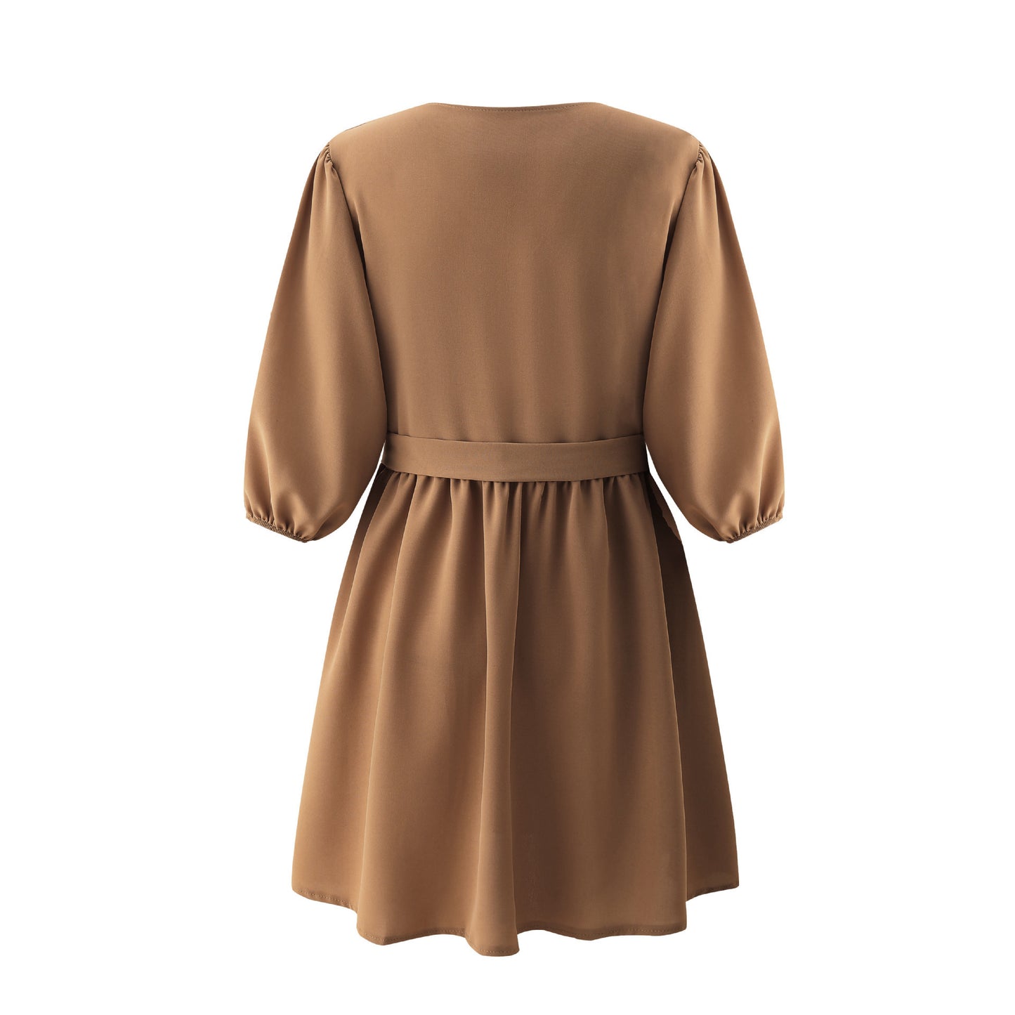 Women's V-Neck Lace Sexy Ice Silk Dress