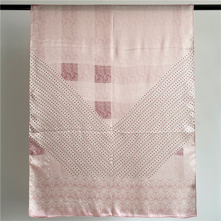 Mulberry Silk Women'S Long Scarf