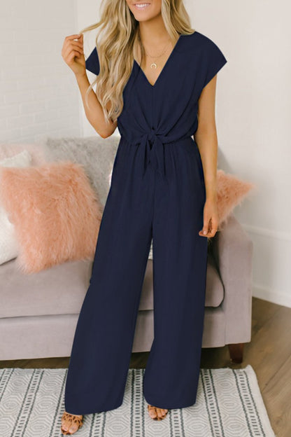 Seravie LaceTie Jumpsuit