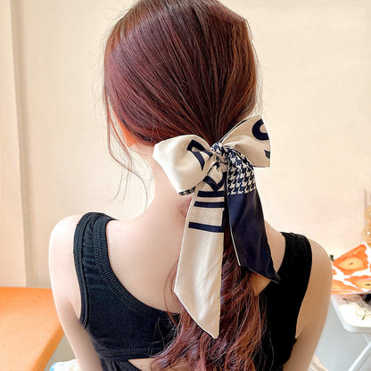 Fashion Printed Women's Silk Scarf Headband