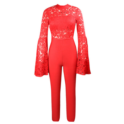 Lunavelle SheerFlare Jumpsuit
