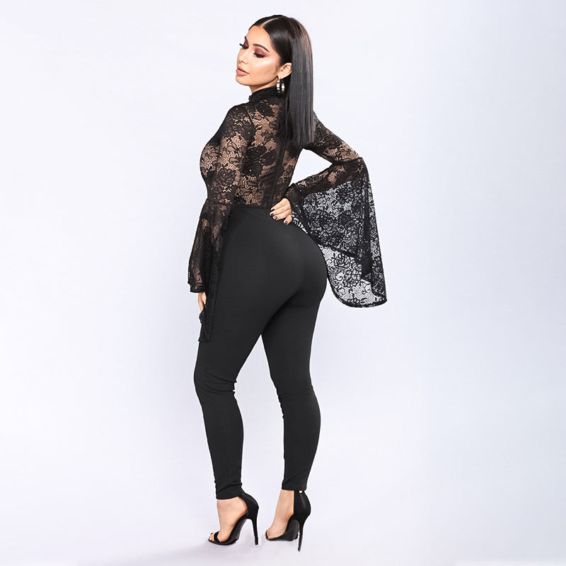 Lunavelle SheerFlare Jumpsuit