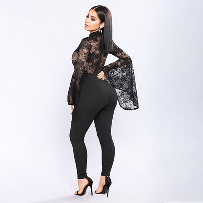 Lunavelle SheerFlare Jumpsuit