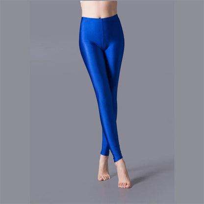 Milk Silk Shiny Pants Outer Wear Leggings Yoga