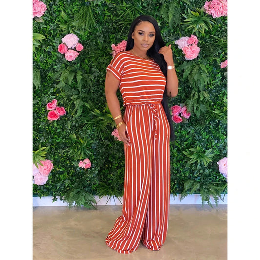 Marvella StripeMuse Jumpsuit