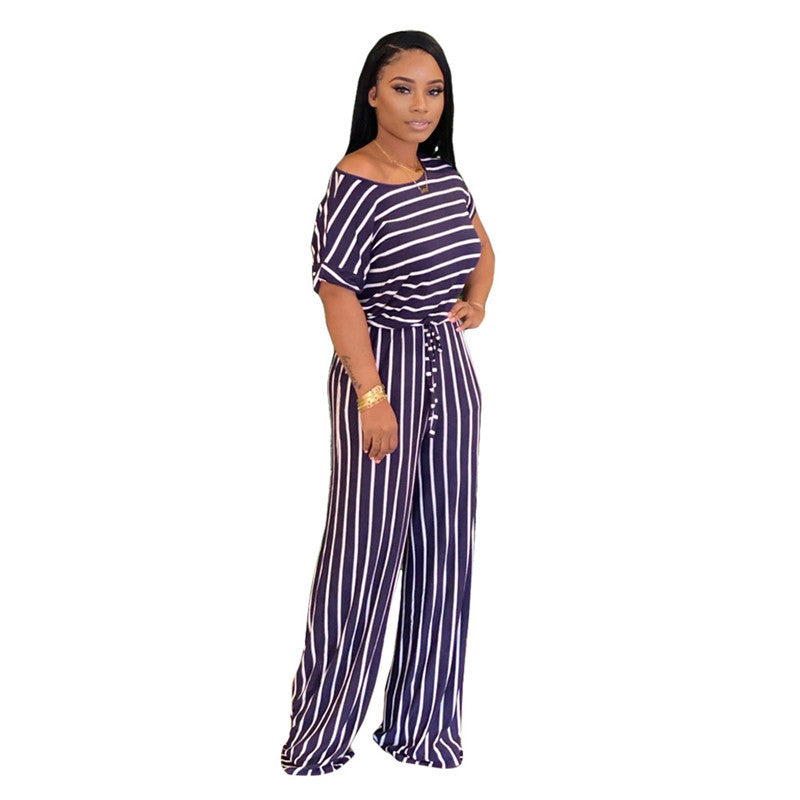 Marvella StripeMuse Jumpsuit
