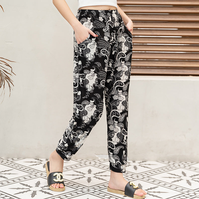 Thin Ice Silk Pants Women'S Bloomers